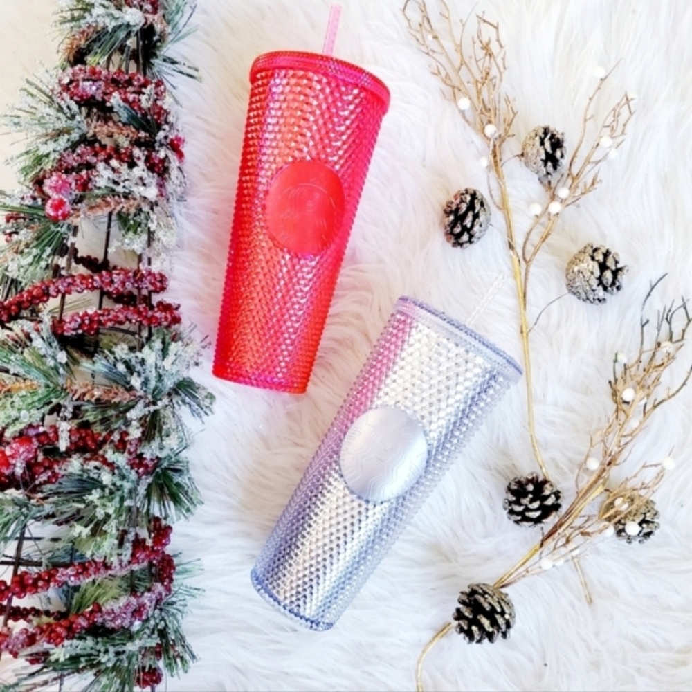 FREE GIFT+ STARBUCKS 2019 HOLIDAY Studded Tumbler